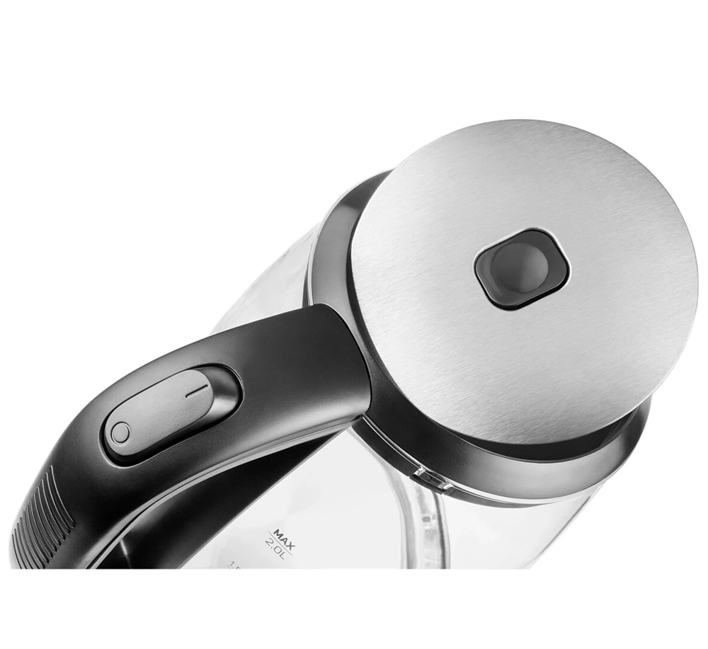 Sencor SWK 2080BK 2L-es fekete-üveg vízforraló