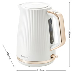 Sencor SWK 7510WH 1,7L-es fehér vízforraló