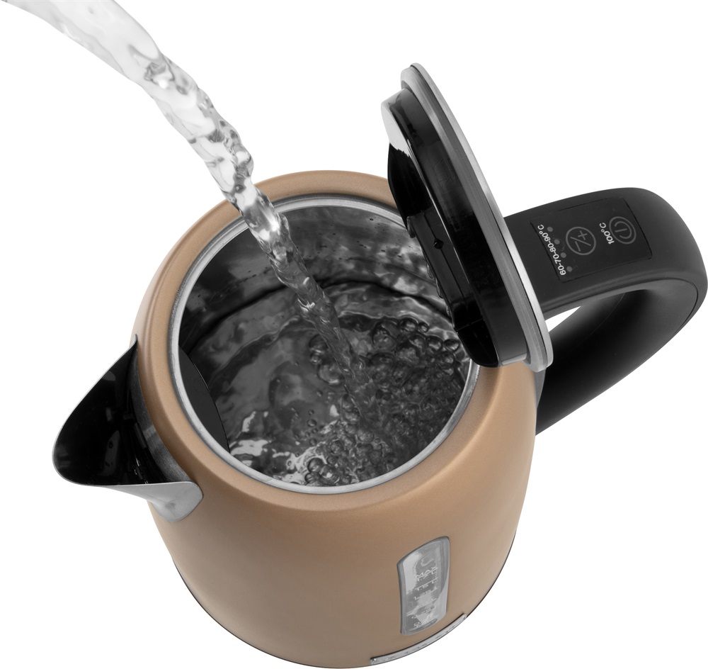 Sencor SWK 7707CH 1,7L-es pezsgő színű vízforraló