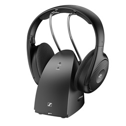 Sennheiser RS 120-W fekete vezeték nélküli TV fejhallgató