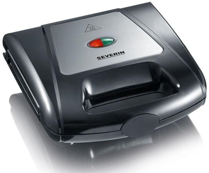 Severin SA2968 3in1 inox-fekete gorfi - grill/panini - szendvicssütő