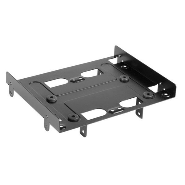 Sharkoon 5.25" BayExtension (4x 2.5", vagy  1x 3.5" és 2x 2.5" HDD/SSD számára; 5,25" helyre) fekete beépítő keret