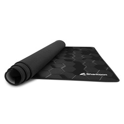 Sharkoon Skiller SGP30 BIG HEX (1200 x 400 x, 2,5 mm; varrott szélek) fekete egérpad