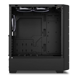Sharkoon Számítógépház - RGB HEX (fekete; alsó táp; ATX,mATX; mITX; 6x120mm RGB LED; 2xUSB3.0 + 2xType-C Gen 2; I/O)