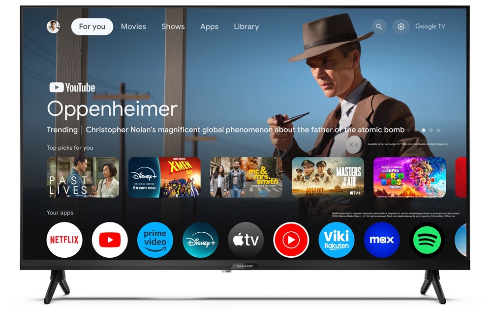 Sharp 32" 32GF3265E Full HD Google Smart QLED TV