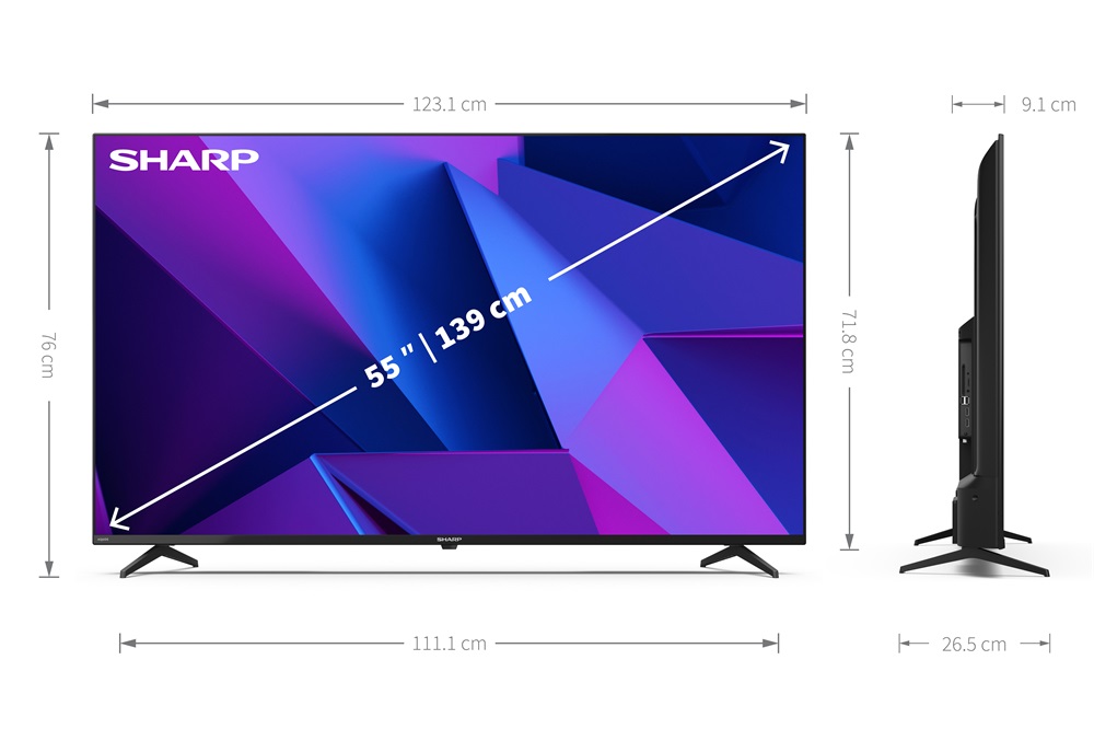 Sharp 55” 55FN2EA 4K UHD Android Smart LED TV