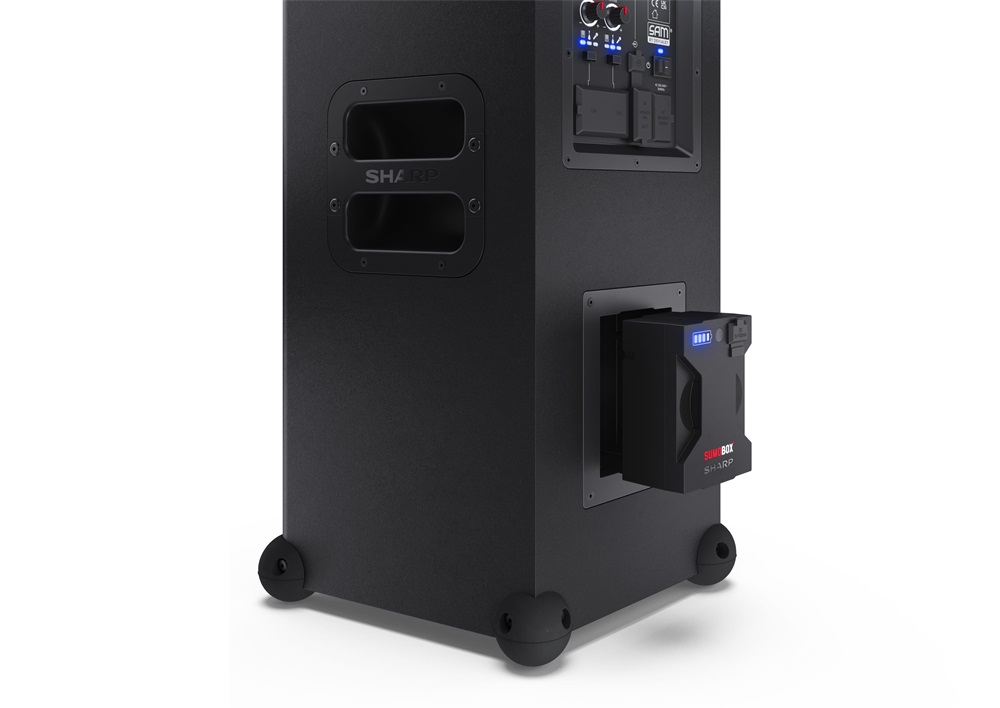 Sharp CP-LS100 SUMOBOX Bluetooth hordozható hangszóró