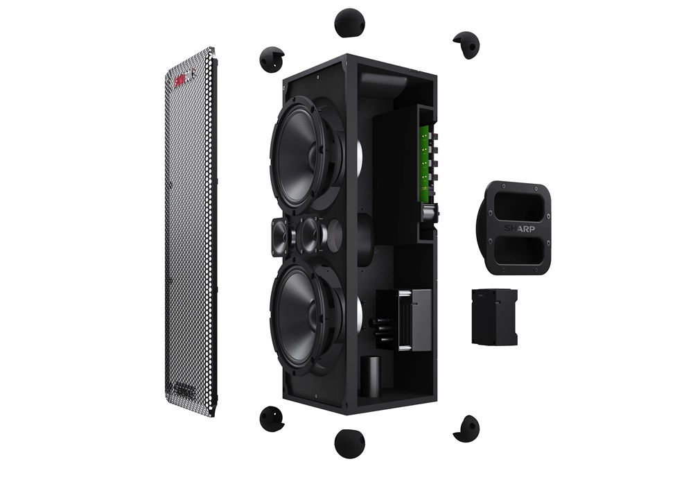 Sharp CP-LS100 SUMOBOX Bluetooth hordozható hangszóró