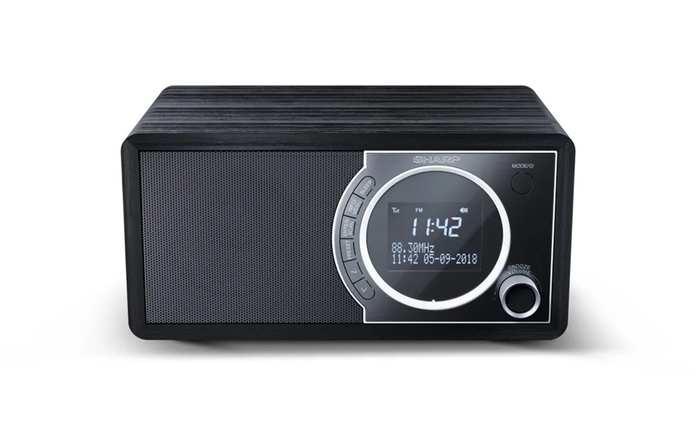 Sharp DR-450BK DAB+/RDS FM fekete rádió