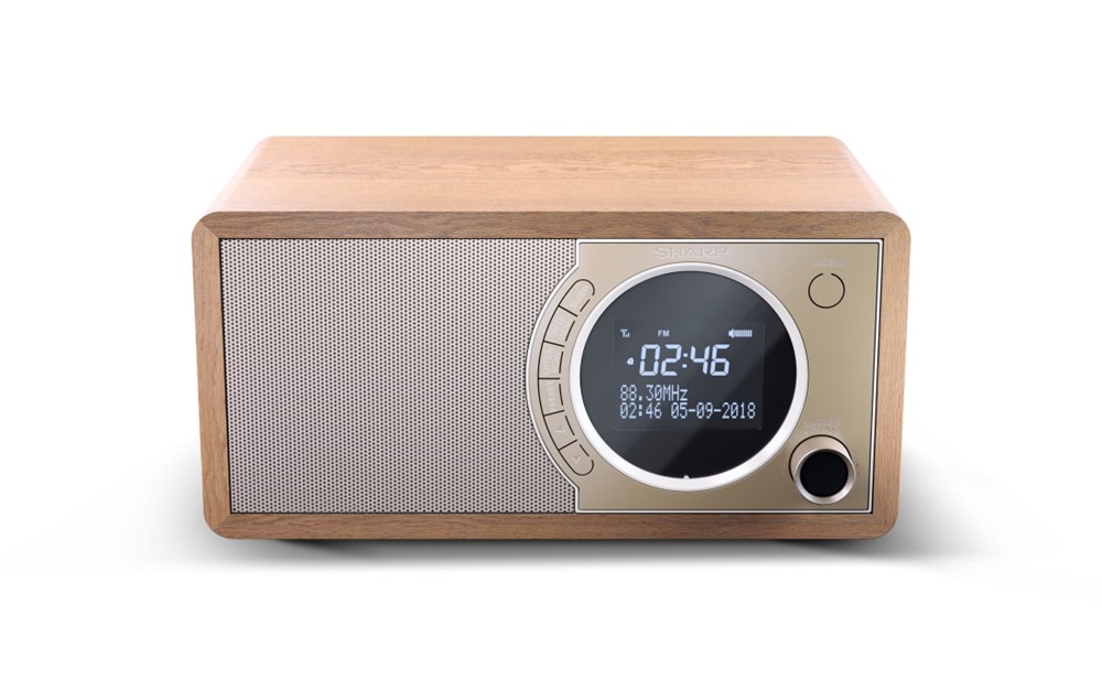 Sharp DR-450BR DAB+/RDS FM barna rádió
