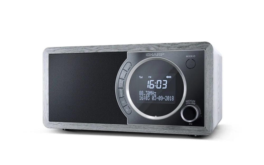 Sharp DR-450GR DAB+/RDS FM szürke rádió