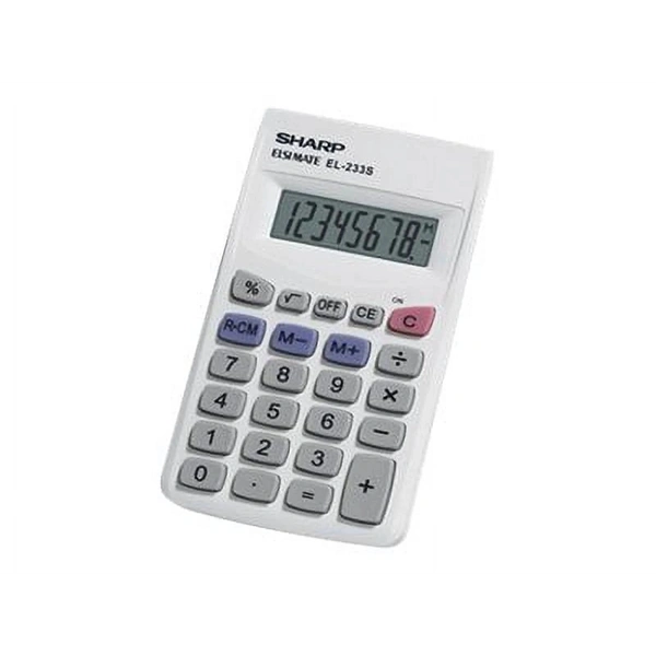 Sharp EL233S alapműveletes zsebszámológép