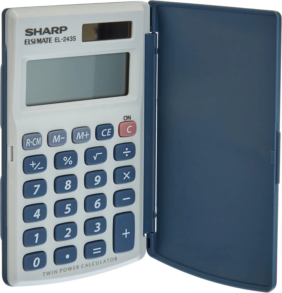 Sharp EL243S alapműveletes zsebszámológép