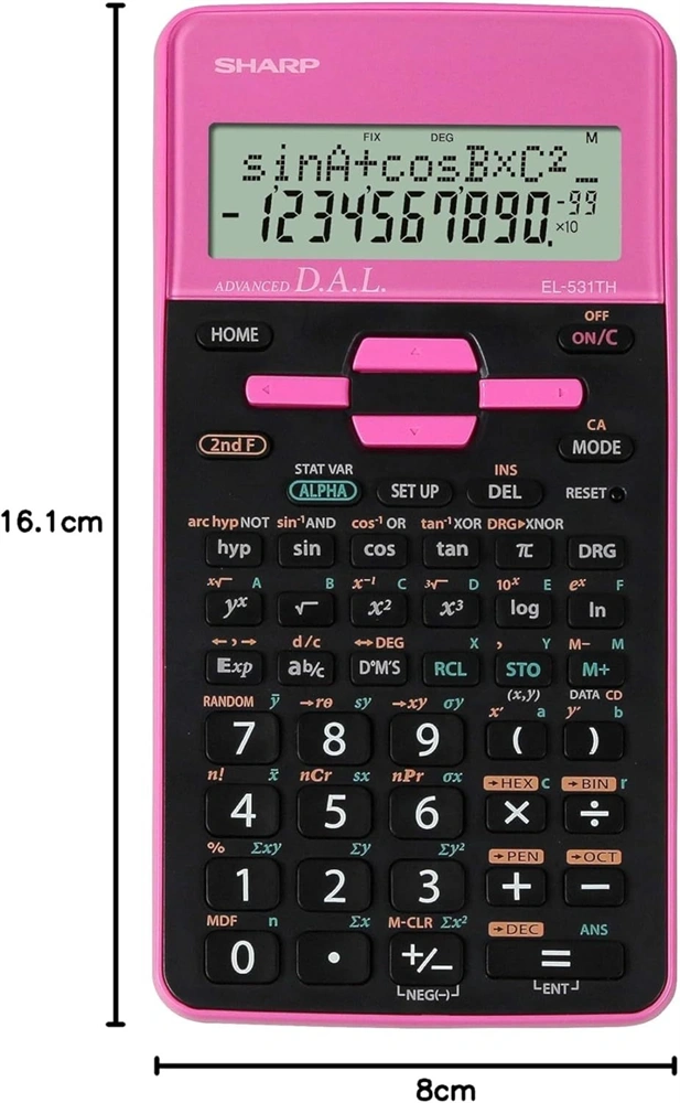 Sharp EL531THBPK 273 funkciós tudományos számológép