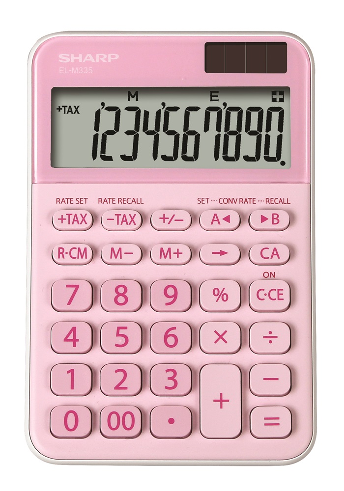 Sharp ELM-335B-PK napelemes asztali számológép