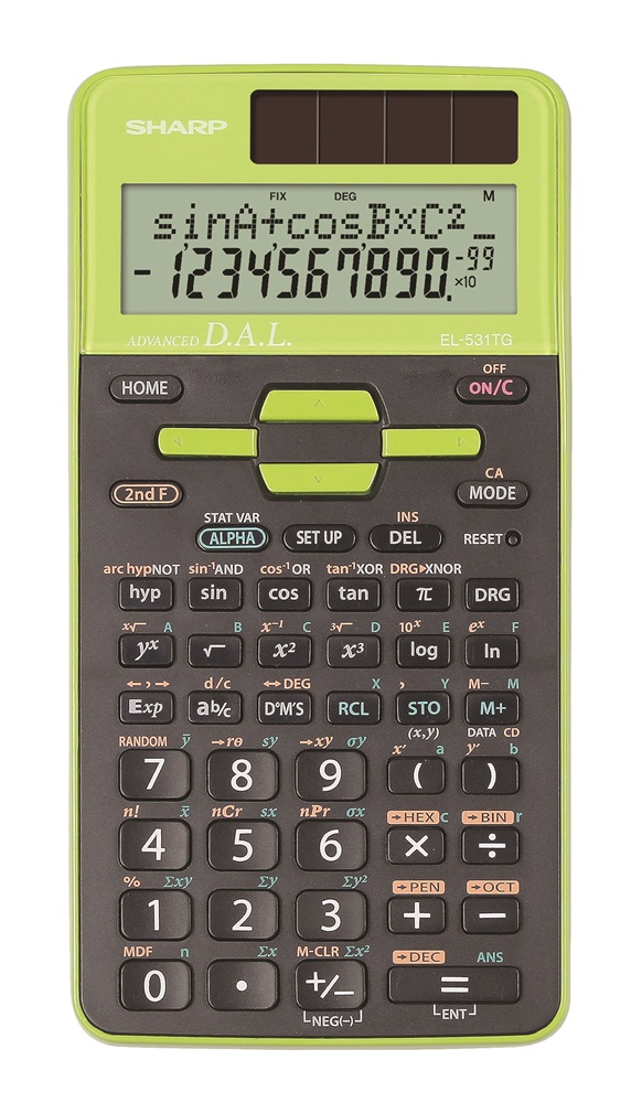 Sharp EL-531TGGR 273 funkciós tudományos számológép