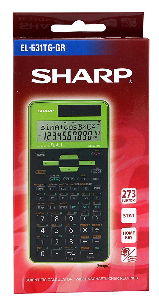 SHARP EL-531TGGY 273 funkciós tudományos számológép
