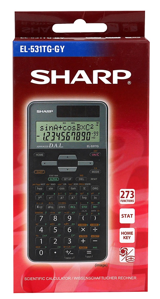 SHARP EL-531TGGY 273 funkciós tudományos számológép