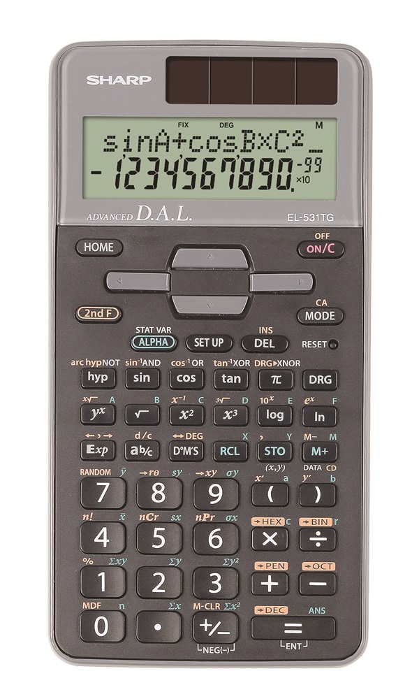 SHARP EL-531TGWH 273 funkciós tudományos számológép