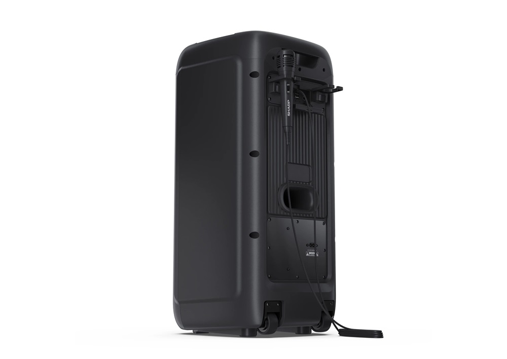 Sharp PS-949 fekete Bluetooth akkumulátoros party hangszóró
