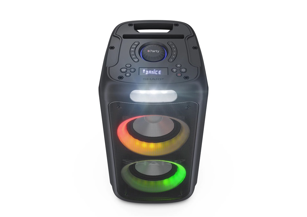 Sharp PS-949 fekete Bluetooth akkumulátoros party hangszóró