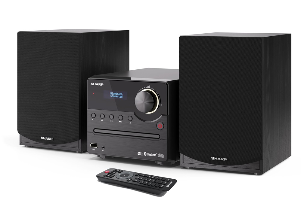 Sharp XL-B517D Bluteooth fekete Mikro Hifi
