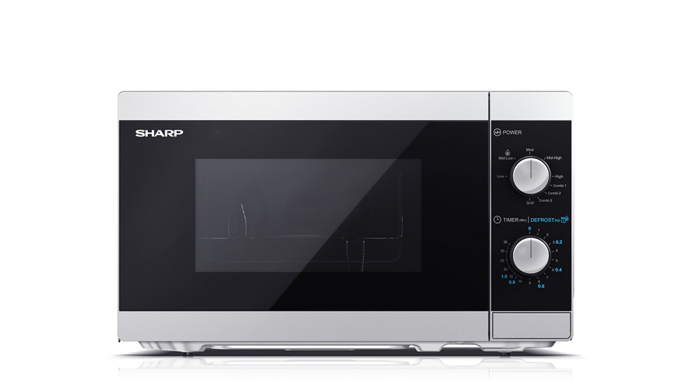 Sharp YC-MG01ES 1000W 20L ezüst grillezős mikrohullámú sütő