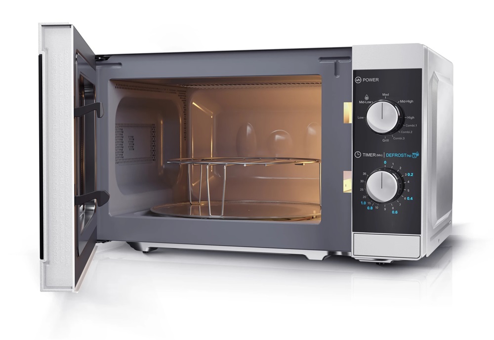 Sharp YC-MG01ES 1000W 20L ezüst grillezős mikrohullámú sütő