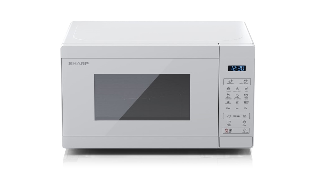 Sharp YC-MG02EC 800W 20L fehér grillezős mikrohullámú sütő
