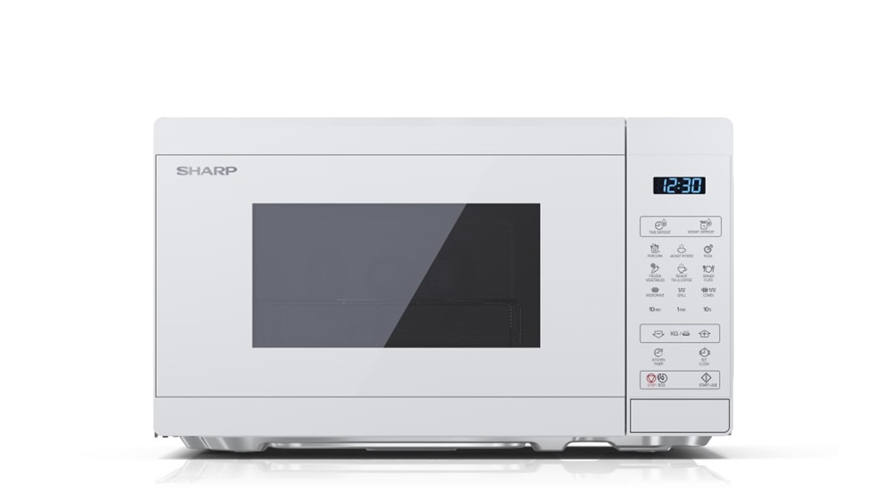 Sharp YC-MG02EC 800W 20L fehér grillezős mikrohullámú sütő