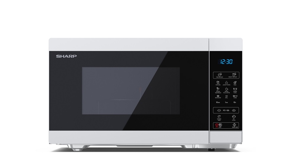 Sharp YC-MG81EW 900W 28L fehér mikrohullámú sütő