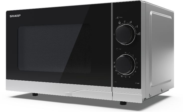 Sharp YC-PS201AE-S 700W 20L ezüst mikrohullámú sütő