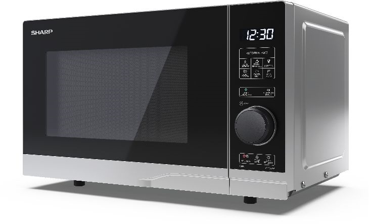 Sharp YC-PS204AE-S 700W 20L ezüst mikrohullámú sütő