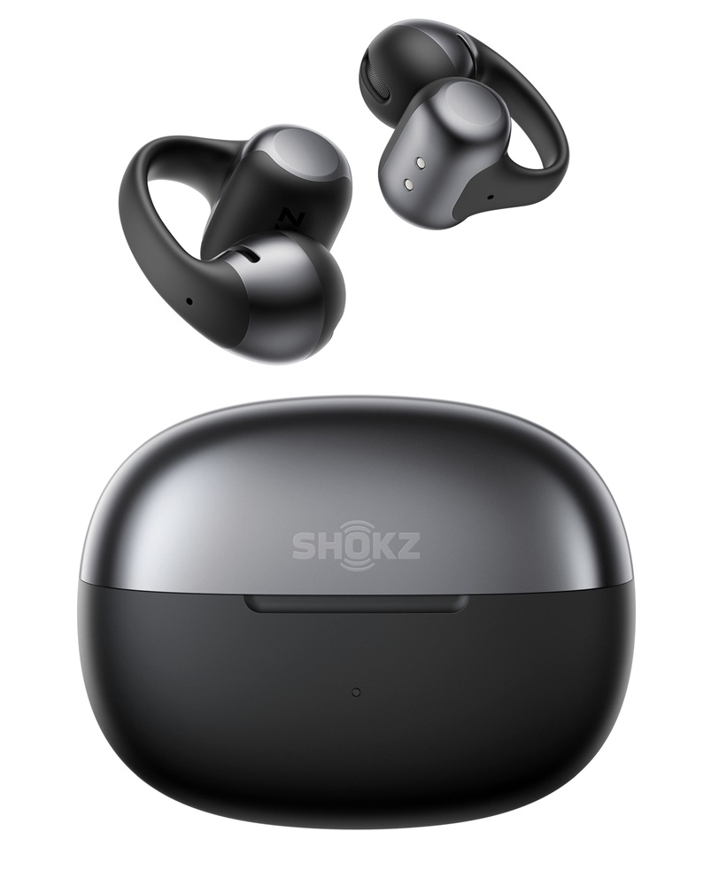Shokz OpenDots ONE Bluetooth True Wireless fekete fülhallgató