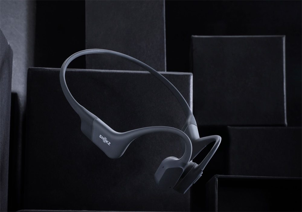 Shokz OpenRun Mini USB-C csontvezetéses Bluetooth fekete Open-Ear sport fejhallgató