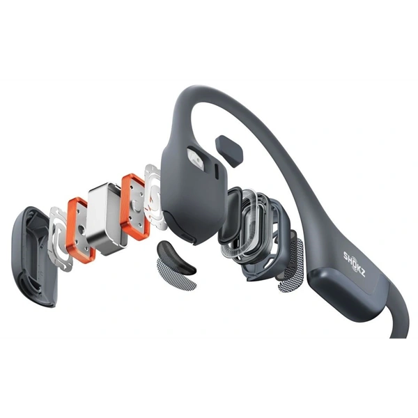 Shokz OpenRun Pro2 Mini Prémium csontvezetéses Bluetooth fekete Open-Ear sport fejhallgató