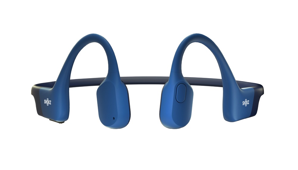 Shokz OpenRun USB-C csontvezetéses Bluetooth kék Open-Ear sport fejhallgató