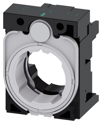 Siemens 3SU1500-0AA10-0AA0 műanyag/ 3 modulos beépítő keret