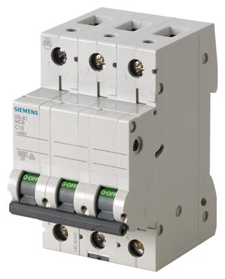 Siemens 5SL6310-7 6KA 3P C 10A kismegszakító