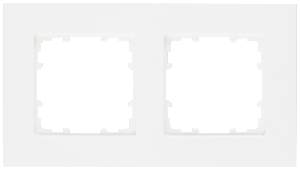 Siemens 5TG1112-0 DELTA MIRO titánfehér 2-es keret