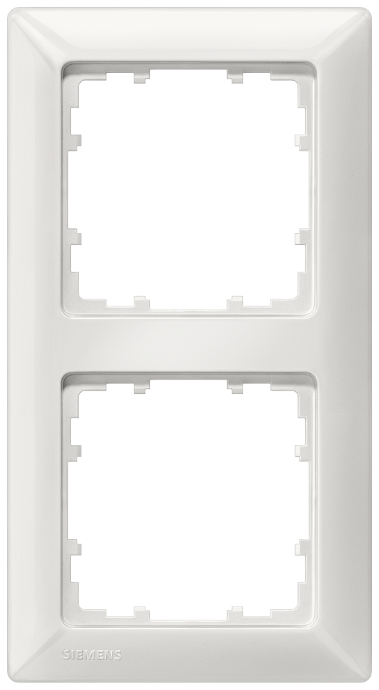 Siemens 5TG2552-0 DELTA LINE titánfehér 2-es keret