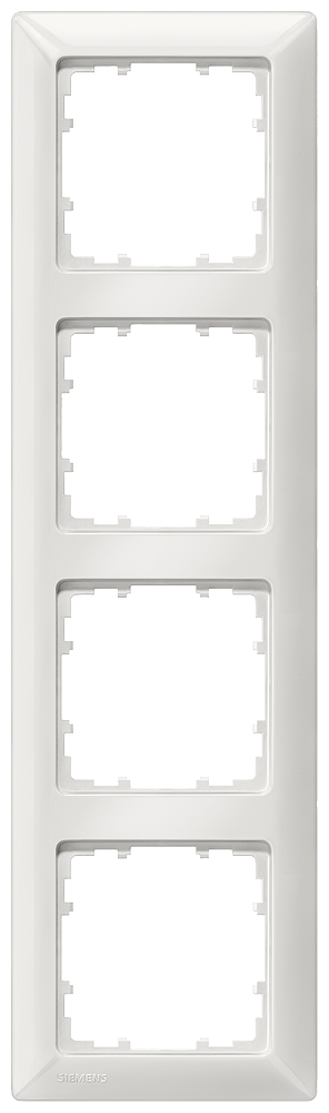 Siemens 5TG2554-0 DELTA LINE titánfehér 4-es keret