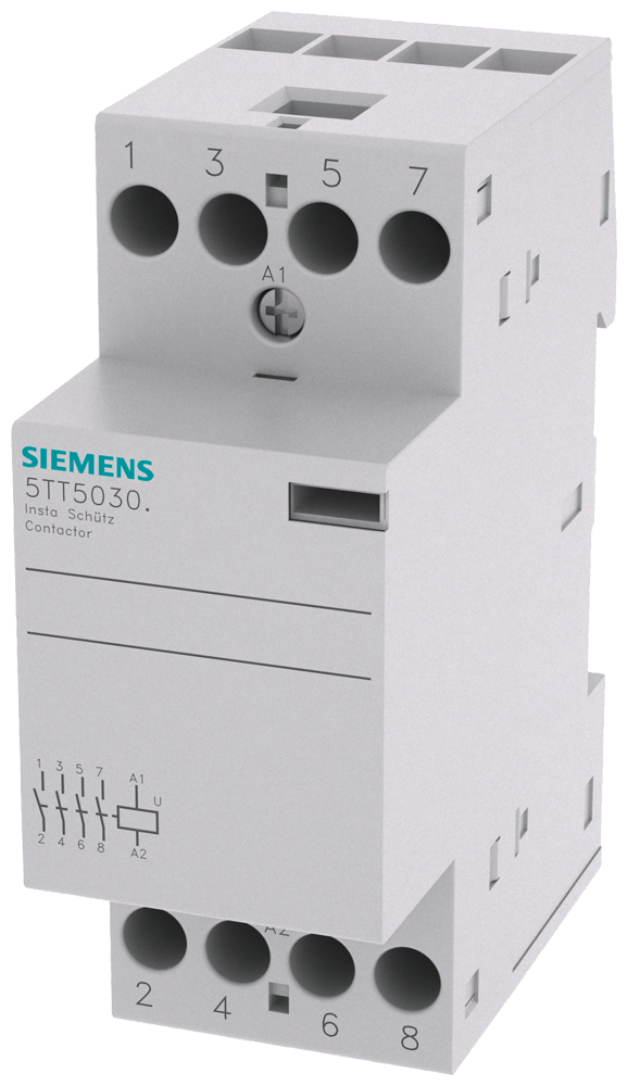 Siemens 5TT5030-0 4Z/AC/230/400V/25A/MÜK.F/AC230V/DC220V instakontaktor