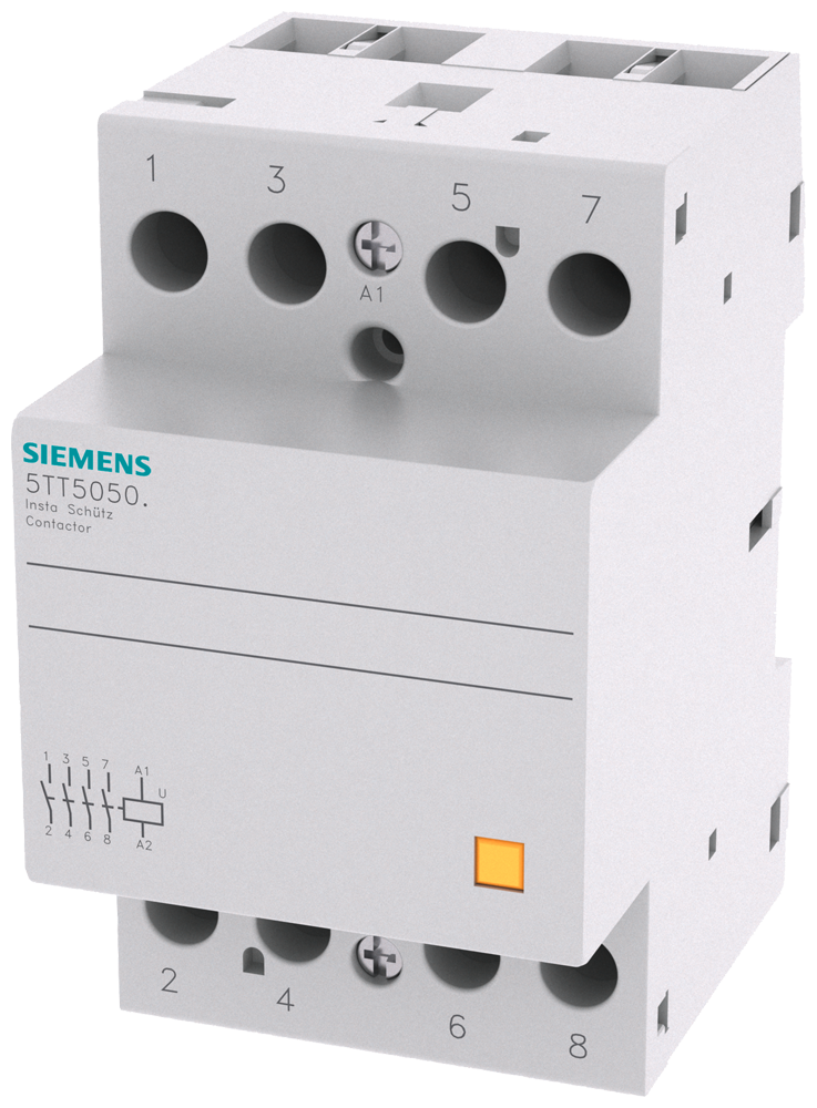 Siemens 5TT5050-0 4Z/AC/230/400V/63A/MÜK.F/AC230V/DC220V instakontaktor