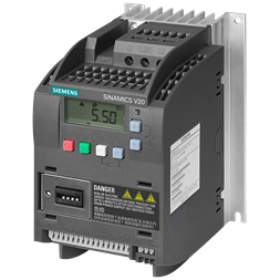 Siemens 6SL3210-5BE22-2UV0 SINAMICS V20, 3AC400V 2.2KW UNFILTERED frekvenciaváltó