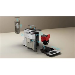 Siemens TP515R02 ezüst automata kávéfőző