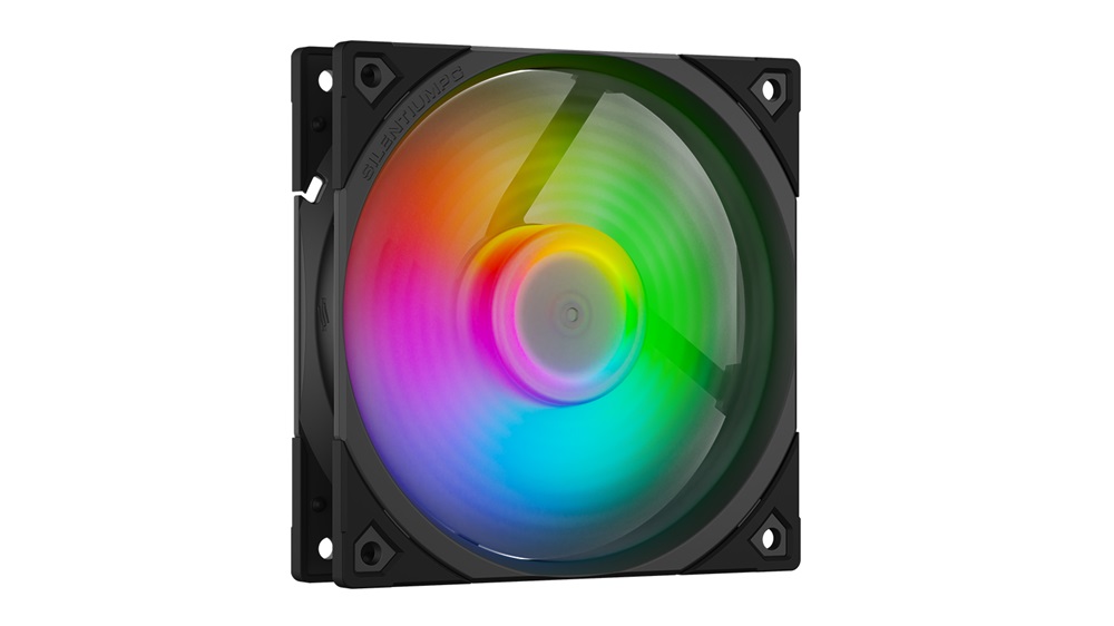 SilentiumPC 120mm Fluctus 120 PWM ARGB ház hűtőventilátor
