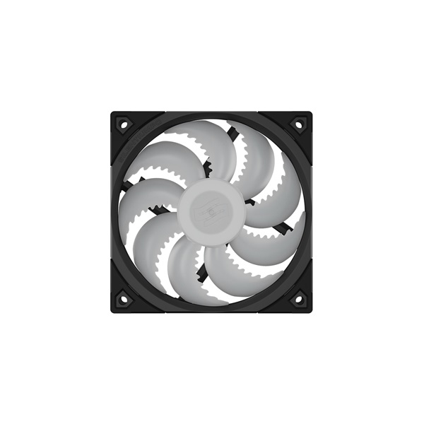 SilentiumPC 120mm Fluctus 120 PWM ARGB ház hűtőventilátor