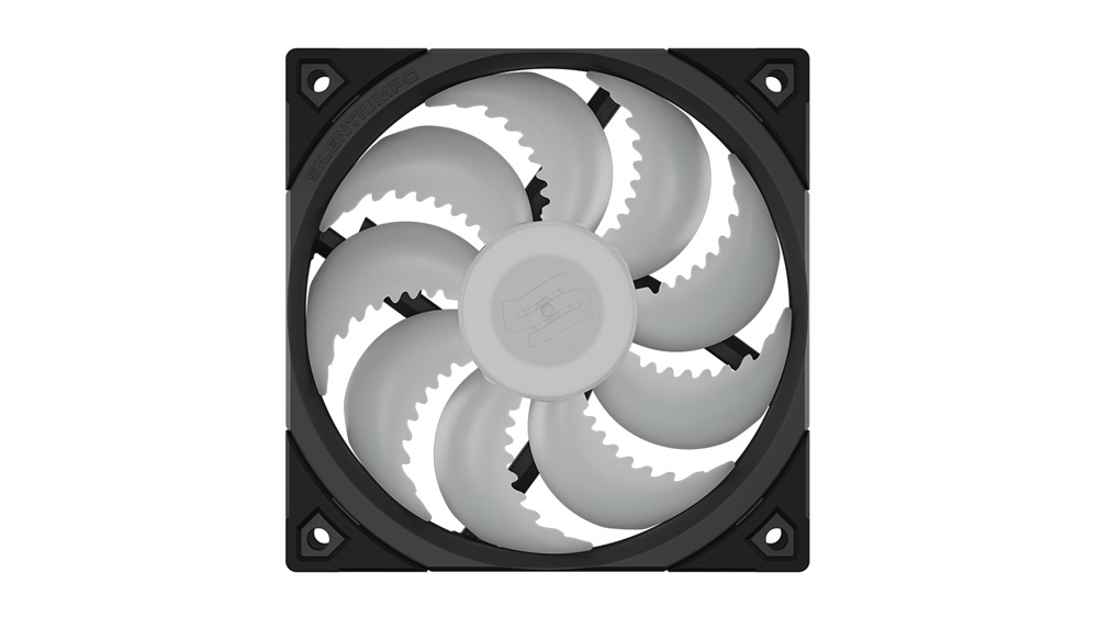 SilentiumPC 120mm Fluctus 120 PWM ARGB ház hűtőventilátor