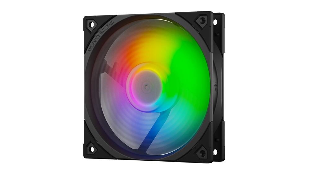 SilentiumPC 120mm Fluctus 120 PWM ARGB ház hűtőventilátor